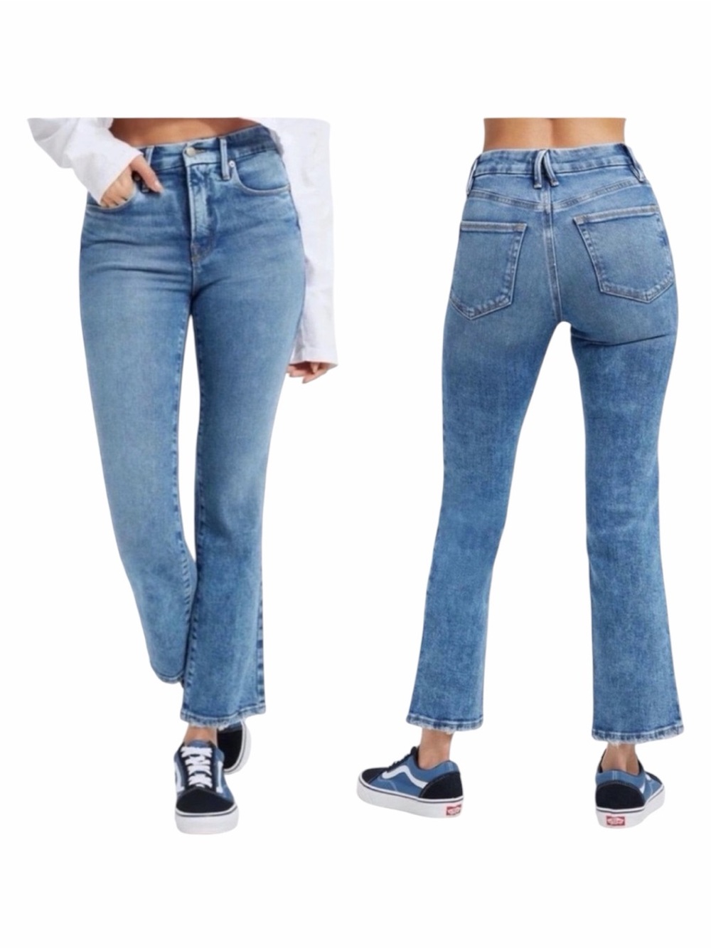 Good American Good Legs Straight Jean High Rise Indigo 333